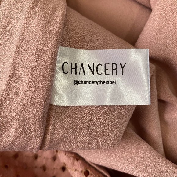 Chancery The Label Women's Size 10 Blush Pink Mica Lace Midi Dress New NWT Party - Picture 14 of 15